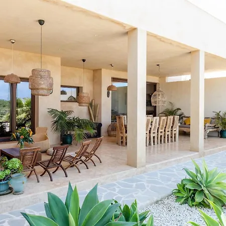 Lavish Ibizan Villa Beautiful Gardens Villa Izarra Private Pool & Wonderful Country Views San Jose-2