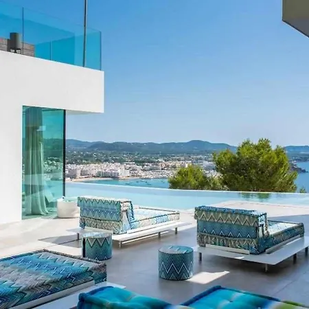 Villa Moderna Con Piscina Santa Eulalia-3