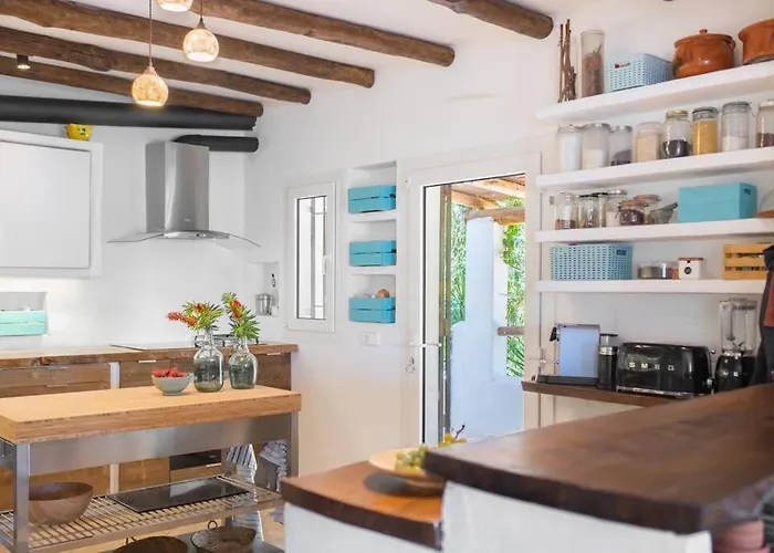 Huisdiervriedelijke Villa En San Jose Con Vistas Al Mar, Piscina Cala Vadella 