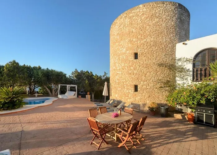 Can Mestre Is A Huge Villa With Stunning Sunset Views Near To San Antonio